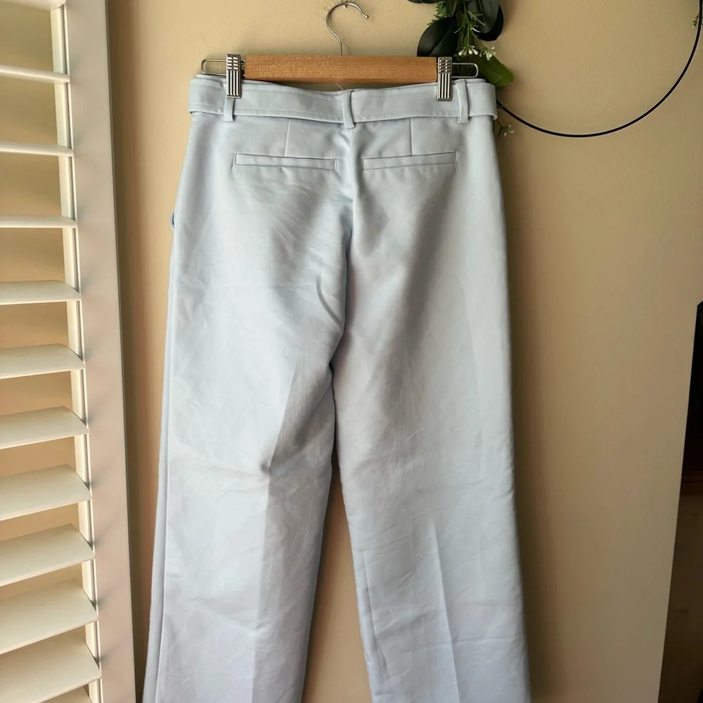 Derek Lam Crosby Light Blue Belted Culotte - Picture 8 of 9